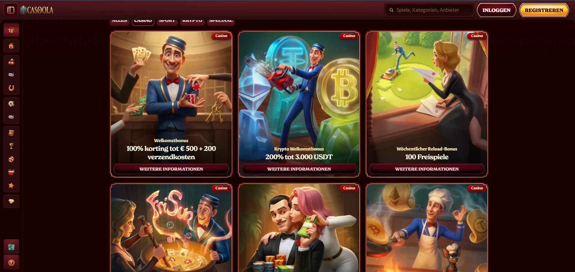 Casoola Casino Inloggen